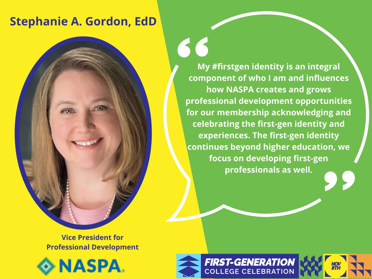 #CelebrateFirstGen
Here’s to today’s celebration! What a wonderful day it was!!