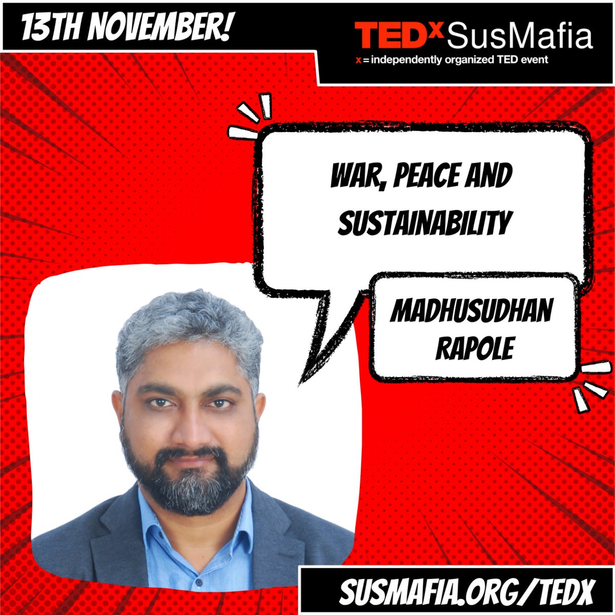 I explore climate change from perspective of the risks it poses to Nation Security and how we can address these risks if armed forces embrace sustainability which can also lead to significant increase the market size for such technologies to give us technology leadership.