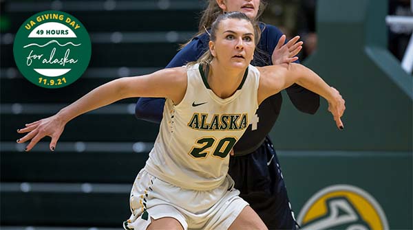 UAASeawolves's tweet photo. Hannah Wandersee came to UAA from Kodiak and left as a two-time All-American. 

Your support helps people like Hannah. https://t.co/sa3jajWtv9

#49HoursforAlaska
#SeawolfNation https://t.co/sy5Clale47