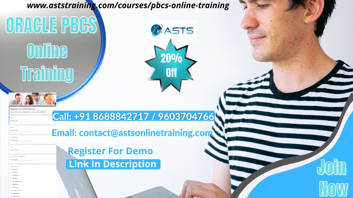 AstsTraining's tweet image. Register for Demo on #ORACLEPBCS: bit.ly/2P8kGps
Learn More: aststraining.com/courses/pbcs-o…
#OraclePBCSTraining #PBCSOracle #PBCSOnlineTraining #AstsTraining #PBCSTraining #onlinecourse #learnonline #jobs #career #jobsearch #oracle #cloudcomputing #Hyperion #Motivation #Tuesday