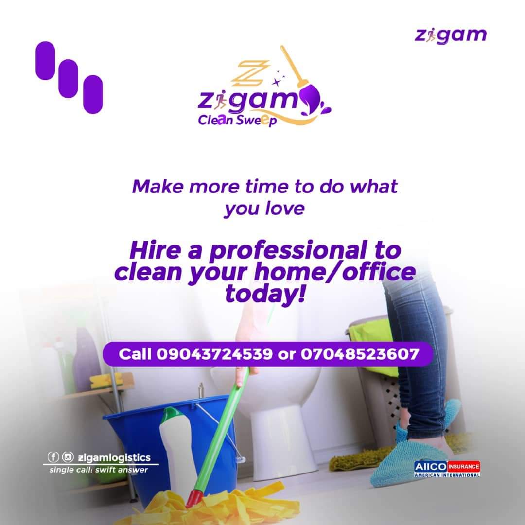 Zigamlogistics's tweet photo. Cleaning on your own is often stressful when you are working or busy with other tasks.

And when you need deep cleaning, it is advisable to leave it to experts.

We are here to help you handle your home/office cleaning.

Enjoy: ✔ Hospital level hygiene https://t.co/B73dOn5OXB