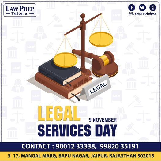 LegaledgeJpr's tweet photo. National Legal Services Day is celebrated on 9th November every year to spread awareness for ensuring reasonable fair and justice procedures for all citizens.
#LegalServicesDay #LawprepJaipur #CLAT2022
#lawprep #LawprepJaipur #LawPrep #CLATPrep #lawprep #clatpreparation\ https://t.co/AfnbuF8vbK