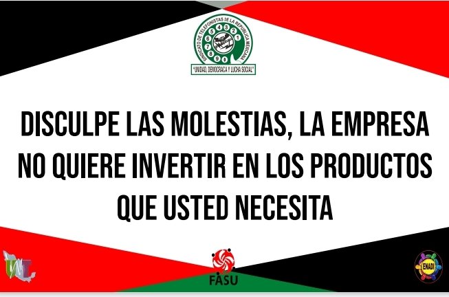 ezmaler's tweet photo. @STRMnoticias @Telefonistas En defensa de nuestro CCT @lopezobrador_  @LuisaAlcalde https://t.co/35qtueLBxM