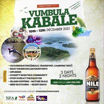 Your December plan is here. All roads lead to Kabale #VumbulaKabale