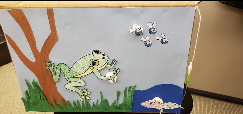 MrsWambold's tweet photo. Got a box? Make an interactive Diorama with a little help from @makeymakey and @scratch #cougaredtech You could do a similar activity with the #microbits https://t.co/FXAvXDTmjQ