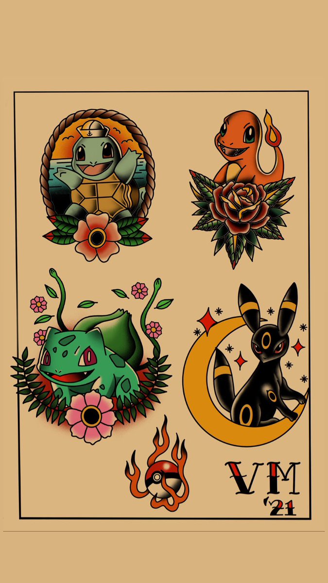 victoritattoos's tweet photo. had a lot of fun drawing these 😁 https://t.co/4vZlHVscxD