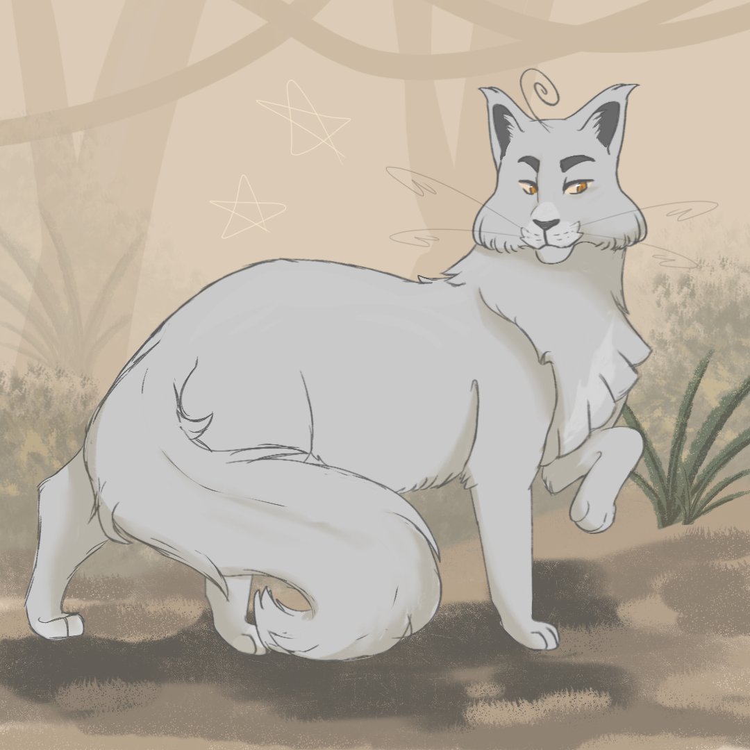 A #Featherwhisker before bed ☁ <a href="/theclandom/">The Clandom</a> #warriorcats #wcotw