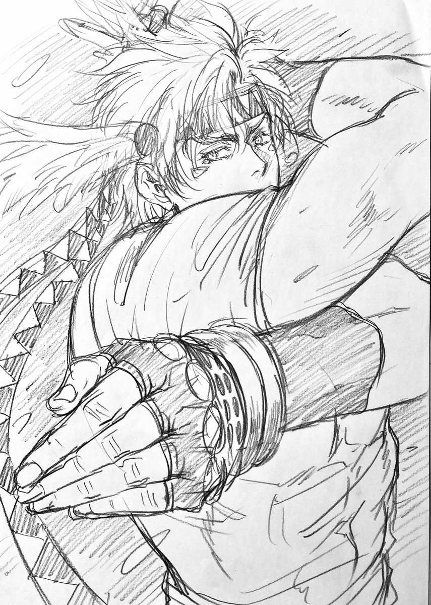 ラフ描き、ジョセフとシーザー
過去絵発掘 