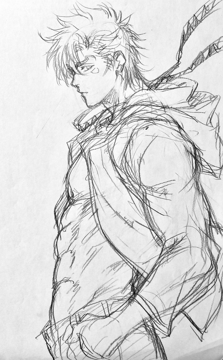 ラフ描き、ジョセフとシーザー
過去絵発掘 