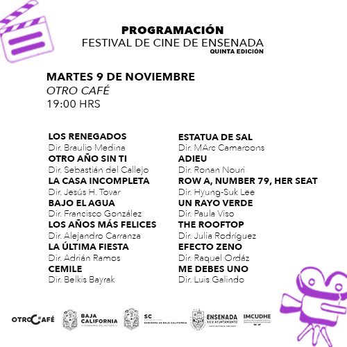 fensmx's tweet photo. Programa del 9 de noviembre. Nos vemos en otro café! https://t.co/V9N36z4uQr
