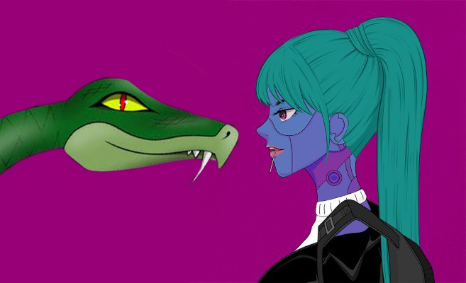 SizzleSnake's tweet photo. @ugliestduck $gm https://t.co/9Btq5BfmLT
