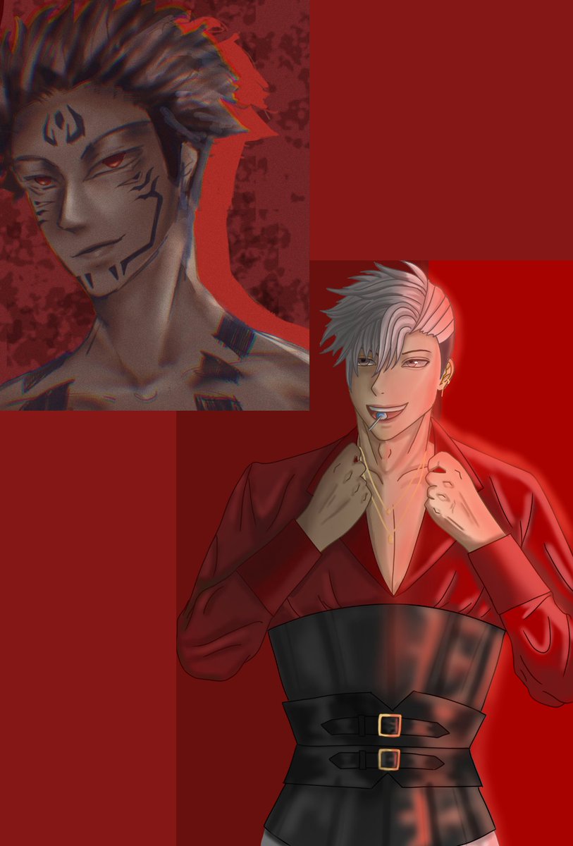 kurobane1992's tweet photo. @abad_gabby credits to her sukuna drawing #xyzbca #fanart #art #hatsuharu #fruitbasket #sukuna #jujutsukaisen #anime #red #foryoupage #fypシ #foryou https://t.co/1utsq6xBKY