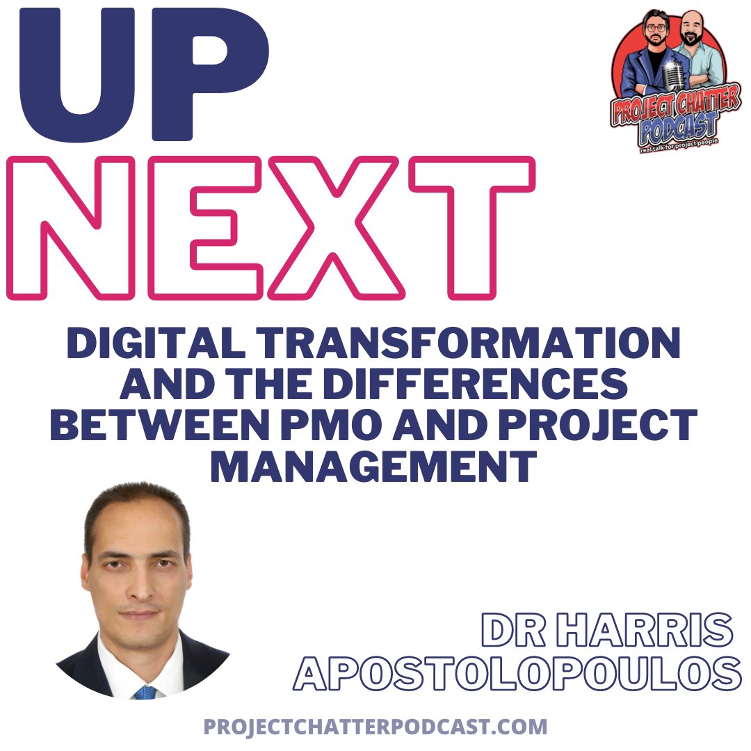 projectchatter's tweet photo. 💥 Up next: Harris Apostolopoulos on Digital Transformation and the differences between PMO and Project Management!

https://t.co/bXbww85ipa

Sponsored by @justdo_com @PlanAcademy @ineightsoftware 
👉 $75 off https://t.co/V8w2ZpnhQY

#PayItForward #ProjectChatterPodcast https://t.co/dLMeUv6wYP