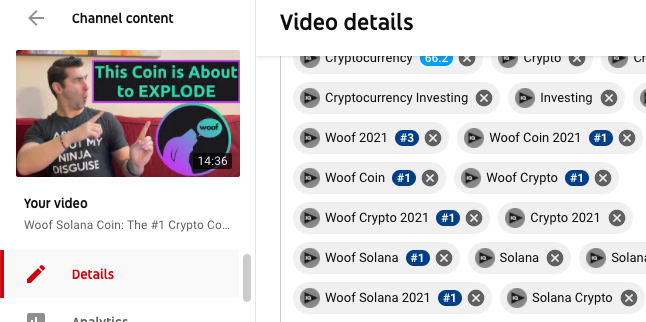 Look who officially has the #1 video in the world about Woof Coin... 🚀 $WOOF #WOOFPACK #WOOFSOLANA #Solana<a href="/tag/woofpack"class="tags"><span>#woofpack</span></a><a href="/tag/solana"class="tags"><span>#solana</span></a><a href="/tag/woofsolana"class="tags"><span>#woofsolana</span></a>