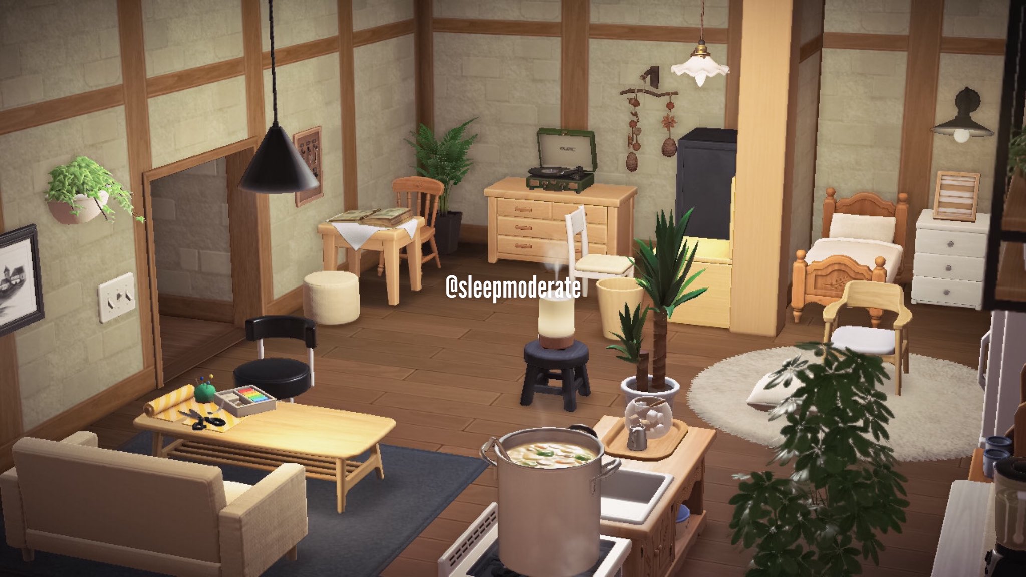 Akubi 家具が少し集まったので アクセントウォールほんとに良い機能 あつまれどうぶつの森 あつ森写真部 Animalclossing Acnh ハッピーホームパラダイス T Co Wiocs0cvib Twitter