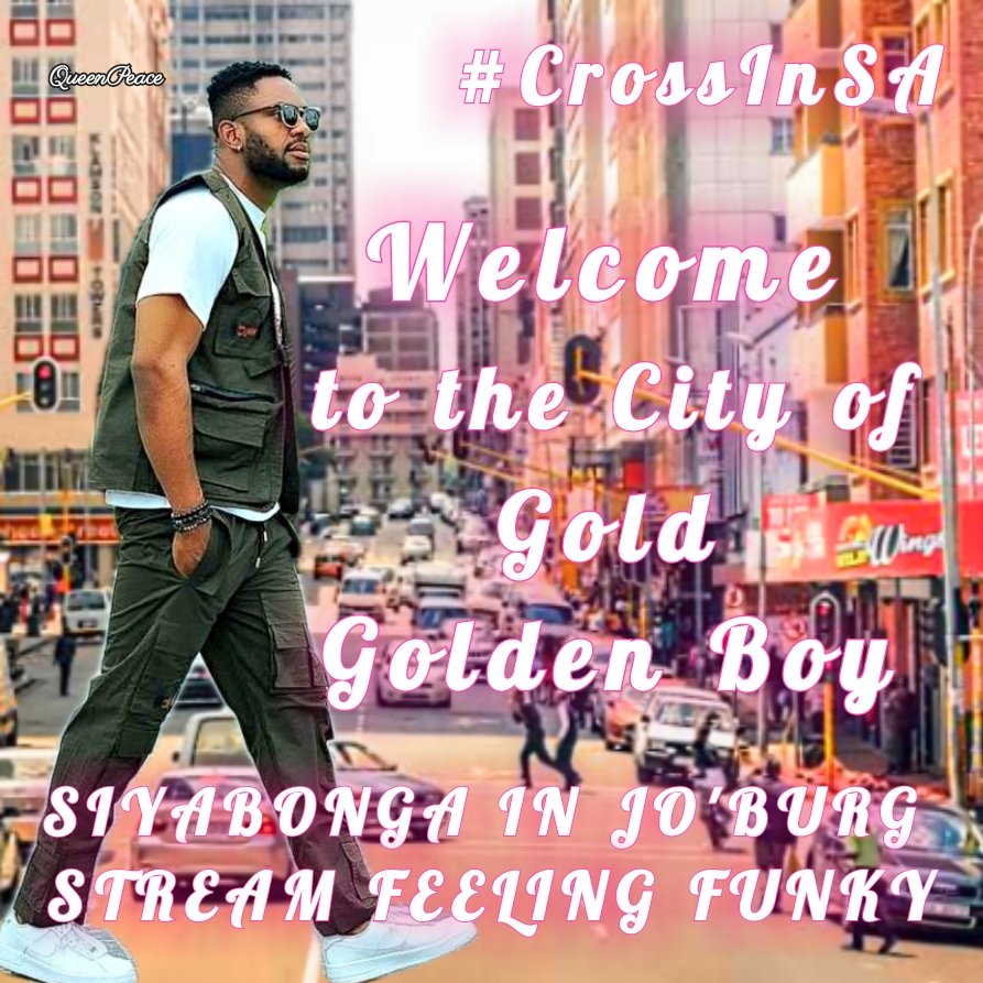 QueenPeaceUc's tweet photo. CrossNation!
A small cheer & a great welcome makes a merry feast
So pls let's be prepared to welcome Our President to Johannesburg
@crossdabossike
SIYABONGA IN JO'BURG
STREAM FEELING FUNKY
#CrossInSA
#CrossInSA https://t.co/Wd8msRUEOK