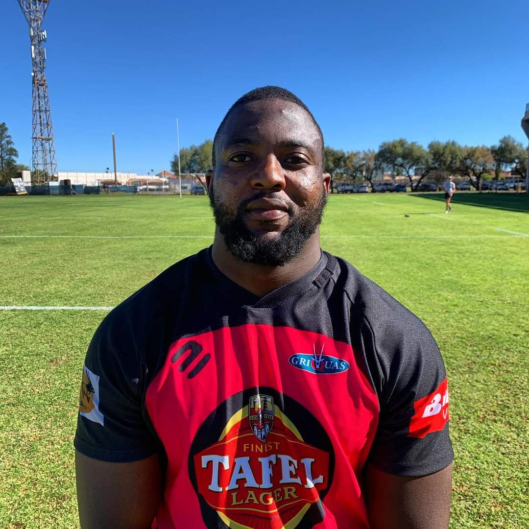 GriquasRugby's tweet photo. New Player Alert! We welcome @nkabinde_prince to Kby! Prince joins the team from The Lions and also represented UJ. #TafelLager #SixGunGrill #Nashua #Barzani #Klipdrift #OFM #Twizza #TsogoSun #Horseshoe #ChanbeLodge #Vermeulens #OxyBuddy #BananaskinZ #Leuko #TKSports #NCTourism https://t.co/3zWUZ3DXch