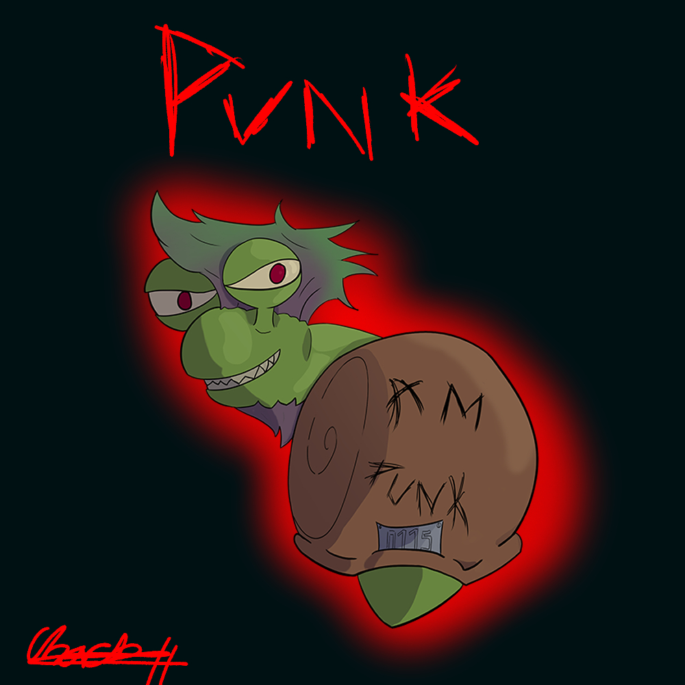 CCarpain's tweet photo. these is a ilustration about asnail punk
#punk #SNAIL #draw #sketch #digitalart #dibujodigital #caracoles https://t.co/KO0dgJBbG8