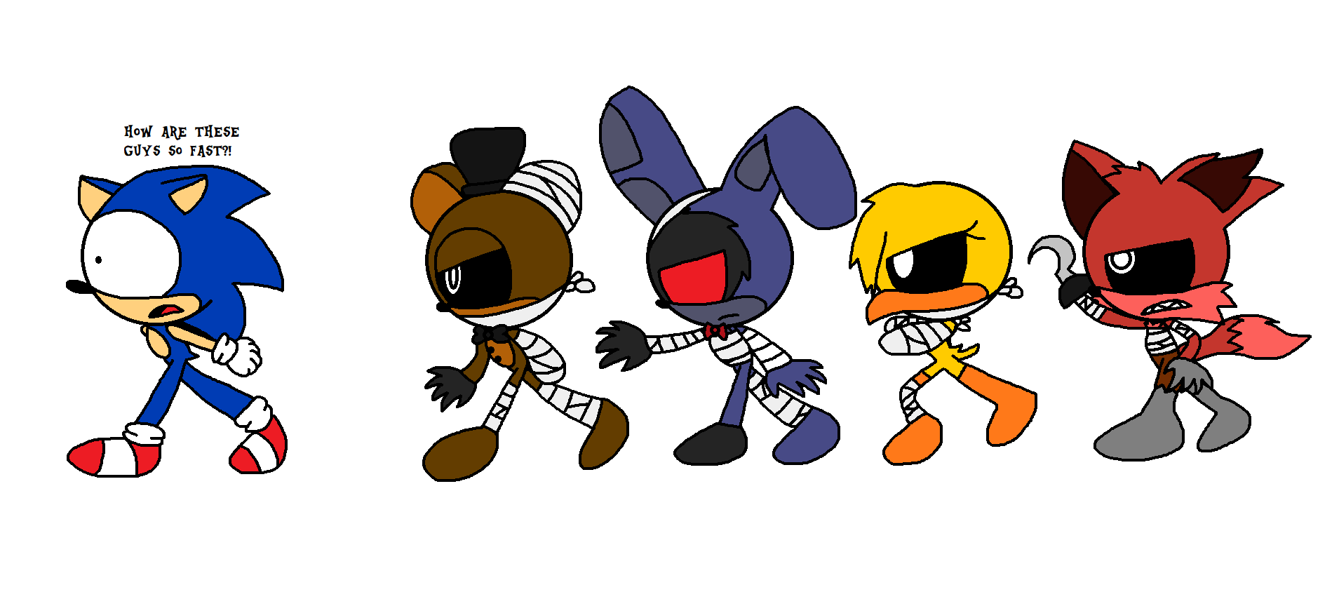 THE ANIMATRONICS CHASE YOU!