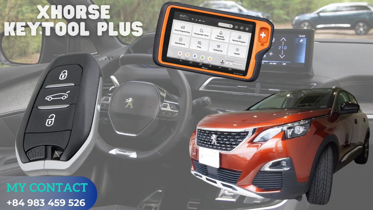 Xhorse Keytool Plus programming new smart key Peugeot 3008 2019…. Success
Link: youtu.be/cF1Enf8Vv98