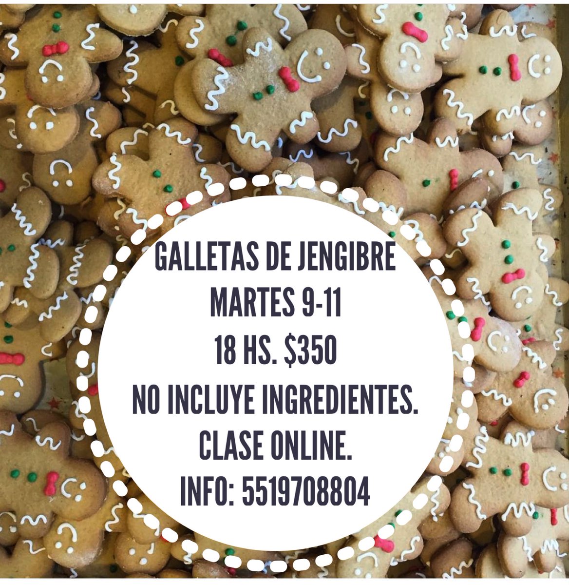 VICTORIA_BRANDA's tweet photo. Inscripción hasta hoy al mediodía ! Wsp 5519708804 @hmcookingvm cursos de cocina online. Hoy galletas de jengibre! https://t.co/wf3RHtzibv