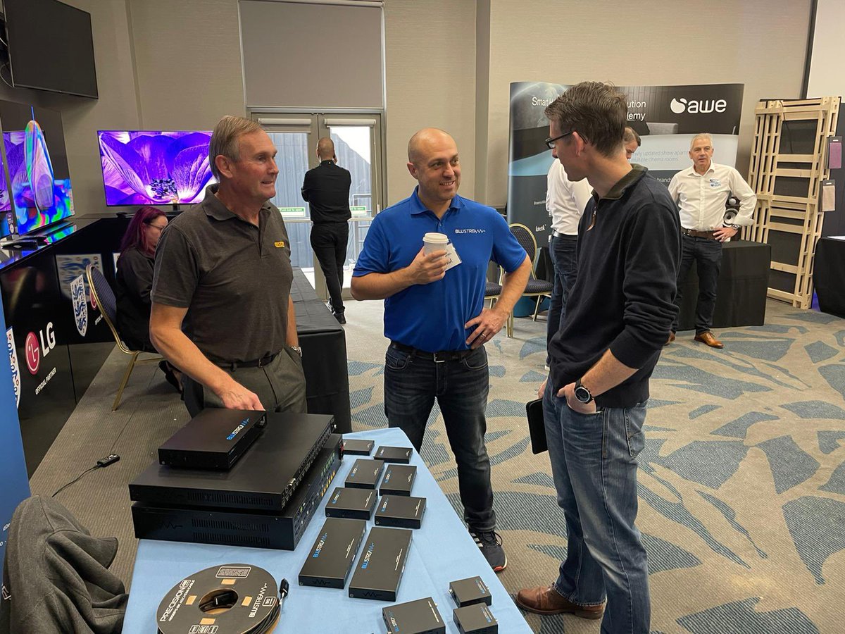 Blustream_HDBT's tweet image. Great to see industry friends at the @CEDIA_EMEA Tech Forum in Leeds today. Our CI industry is buzzing! @Install_Mag @HDBaseT #HDMI #tech #4K #HDR #UHD #CEDIA