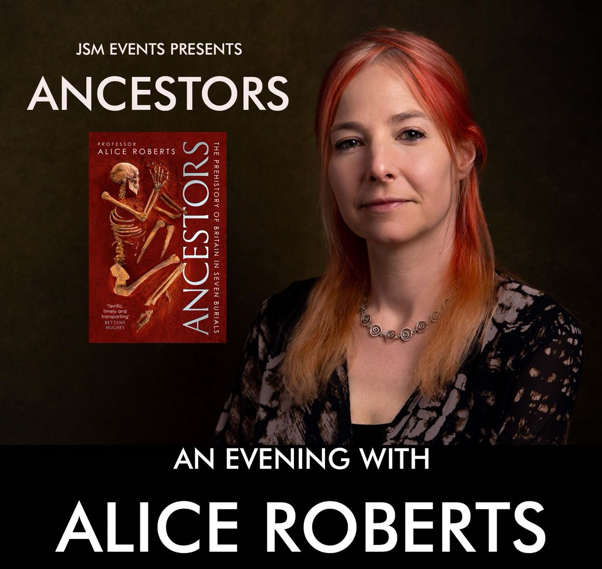 COMPETITION

<a href="/theAliceRoberts/">Prof Alice Roberts💙</a> takes us on a fascinating journey tracing our origins TOMORROW – and you can be there with 2 tickets up for grabs and a copy of Alice’s new book!

To be in with a chance of winning, please retweet this post before 5pm today.