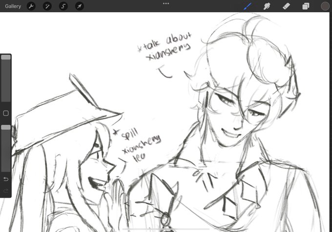 They're talking about Zhongli's thick as- 