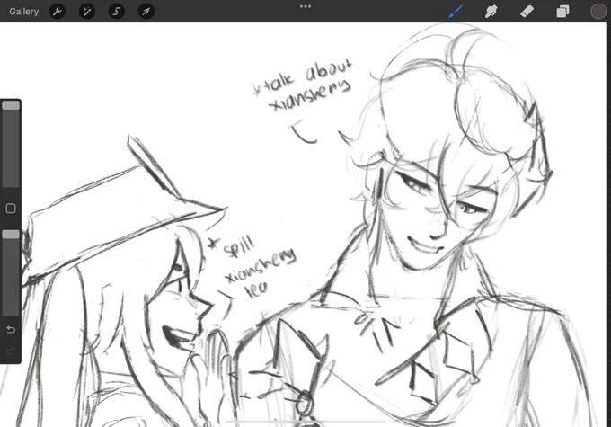 They're talking about Zhongli's thick as- 