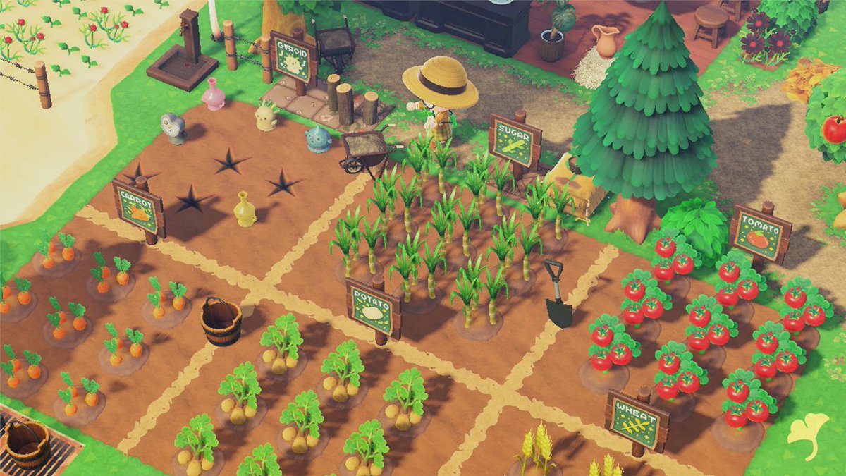 okpng's tweet photo. ready for harvest! 🥕🍅🌾

new crop signs for your and slim dirt gap paths for your farm are now available!!!

MA-9678-8973-9542

credit to @AlienKnife for the farm gap path idea ☺️

#ACNHDesign #ACNHDesigns #ACNH https://t.co/O8Vn62UTLK
