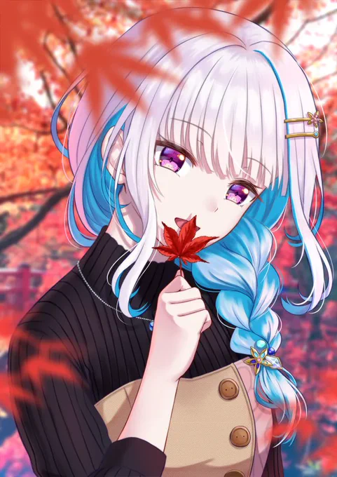 #ヘル絵スタ 
リゼ様と紅葉デート 