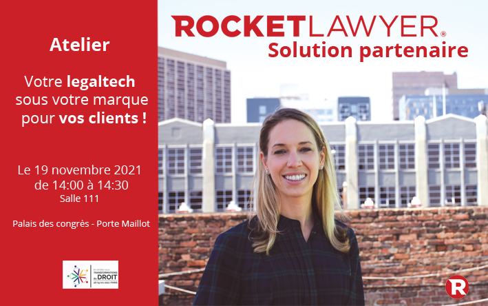 Retrouvez-nous aux RDV transformations du droit  #TransfoDroit le 19 novembre du 14h à 14h30 et découvrez comment lancer votre Legaltech pour vos clients en quelques semaines. Inscrivez-vous dès maintenant urlr.me/knCK3