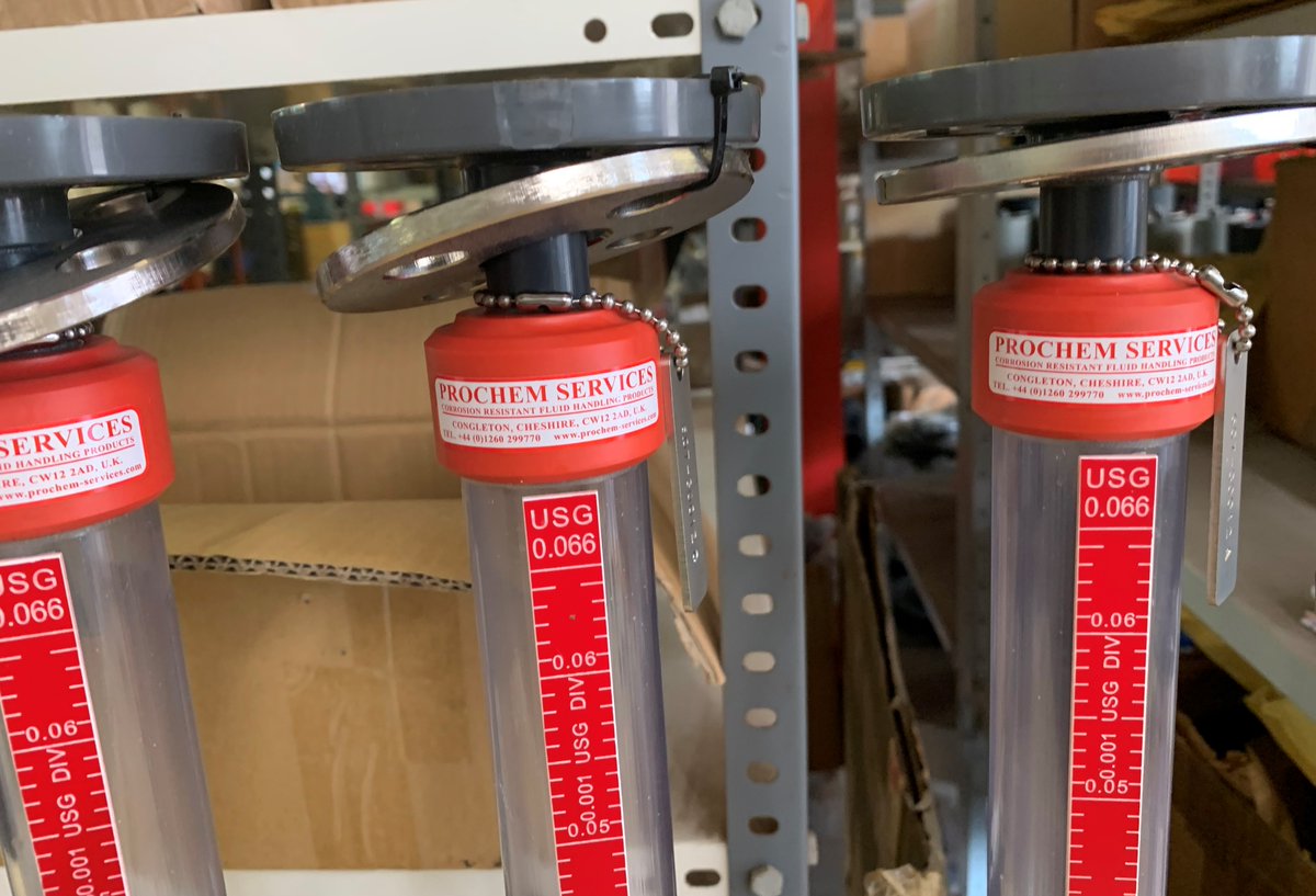 prochemservices's tweet photo. Prochem has completed an order for 8 calibration pots for Alderley in Saudi Arabia. The larger Calipots have 316L stainless flanged end caps with borosilicate glass and EPDM seals, they range from 0.05 litres to 40 litres with the scales calibrated in US gallons. https://t.co/5Ql5ZCMyzk