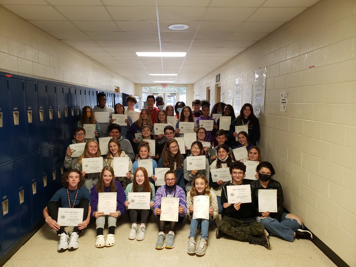 hms_wildcats's tweet photo. 8th grade honor roll students for 1st Quarter #caringcommittedconnected https://t.co/BAQlCKjE07
