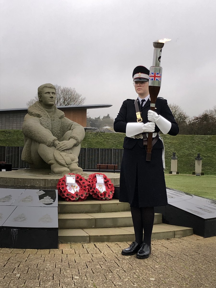 Memorial_theFew's tweet photo. Privileged to host the Duke of York's Royal Military School's British Torch of Remembrance at the start of its east Kent tour this morning #Remembrance #NeverForget #LestWeForget #TheFew #DukeofYorks #TorchOfRembrance #BattleOfBritain https://t.co/pKzpwXxhR2