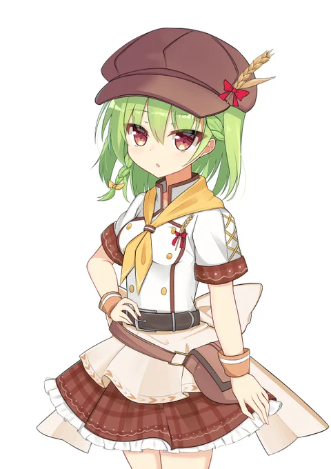 ライムギ、多分今年実装で一番気に入ったキャラ
#フラワーナイトガールイラスト #花騎士 