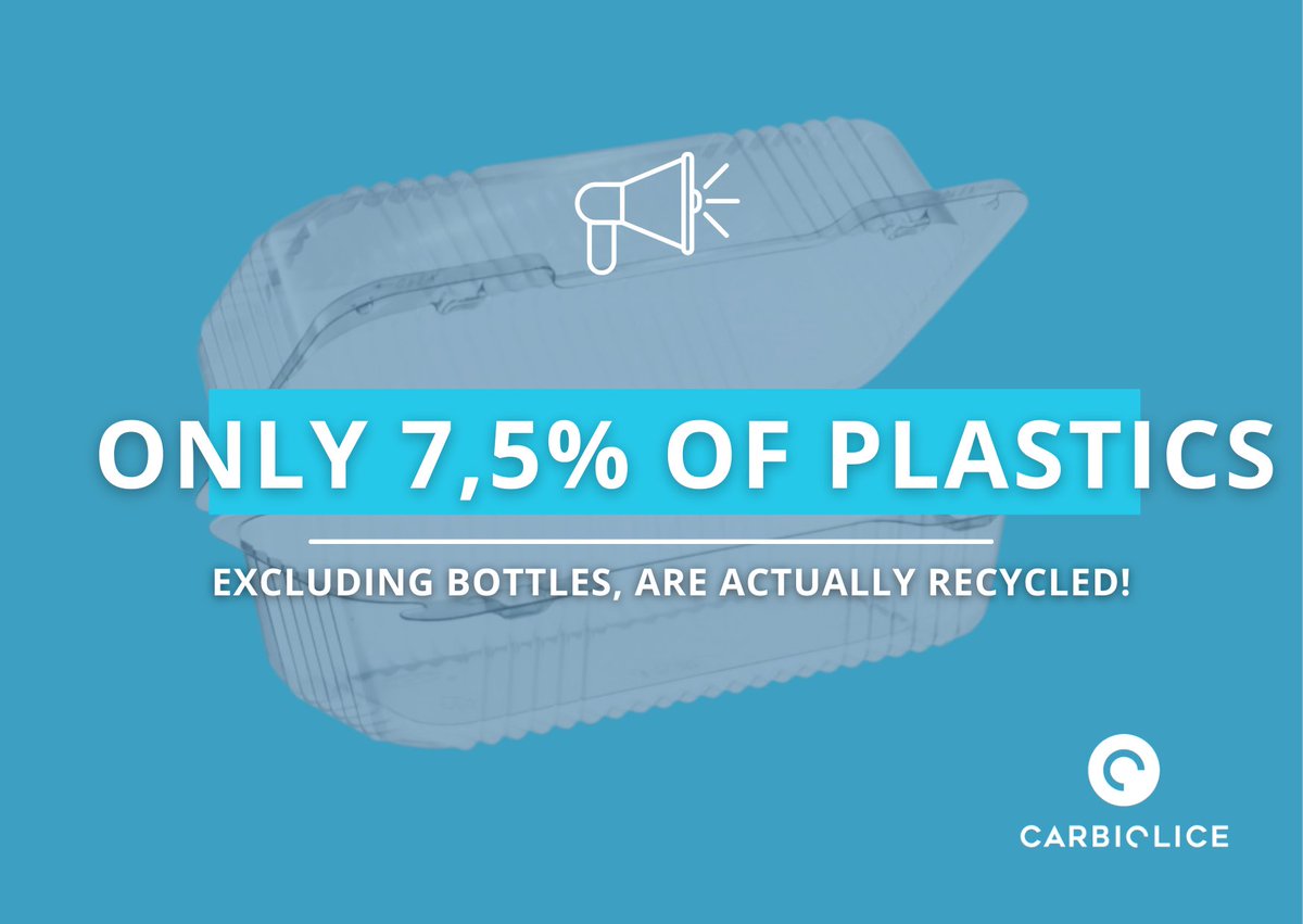 carbiolice's tweet photo. LET'S IMPROVE THE END OF LIFE... OF TRAYS 🌱 
Did you know that every year, more than two billion food containers are used in Europe?
#plasticpollution #environment https://t.co/OCKwfAUlry