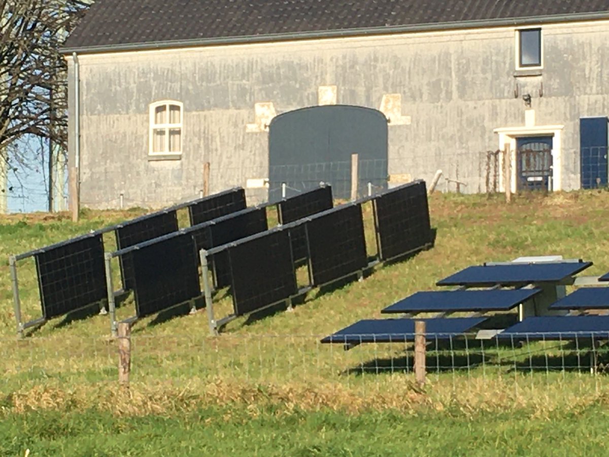 xlpiano's tweet photo. Zonnepanelen op de dijk. Verticaal rechtop geen probleem . Plat liggend mits ook open ruimte (licht) voor grasmat. Onderhoud van de dijk vergt wat aanpassing. #Drielsedijk #ZonPV https://t.co/hOcYwTsh7x