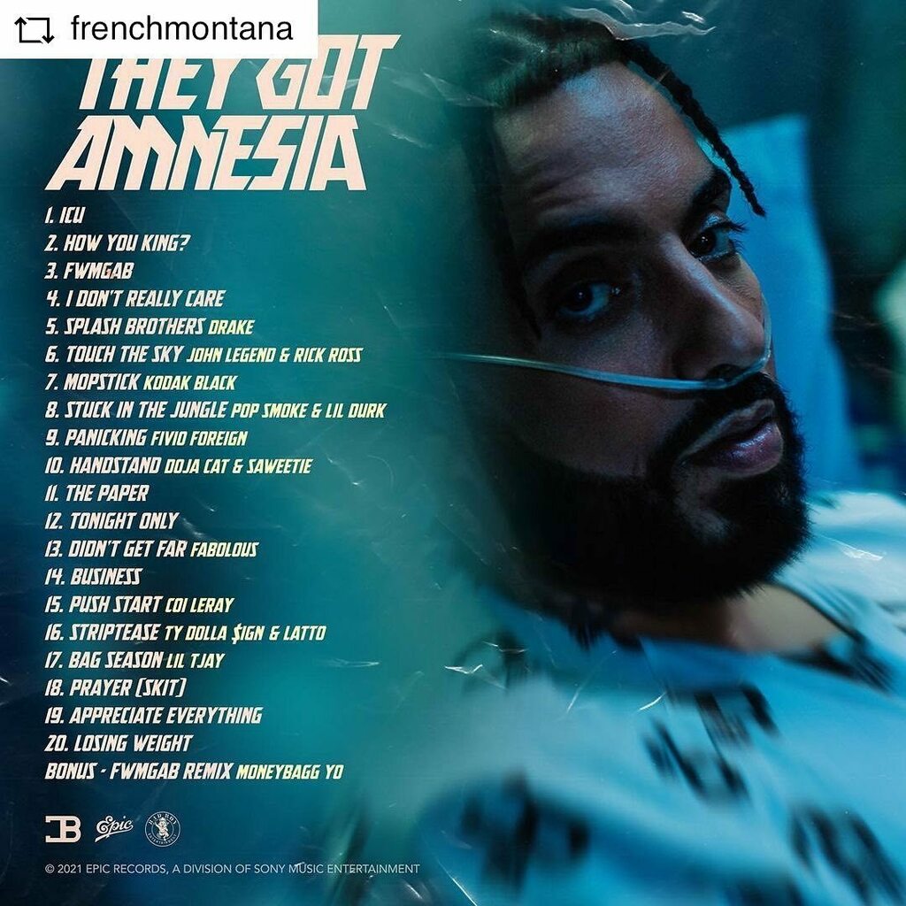 Znany trackliste nadchodzącego albumu <a href="/frenchmontana/">French Montana</a> 🔥

#frenchmontana #newalbumiscoming #tracklist #sonymusicpoland instagr.am/p/CWDVPVRIe4M/