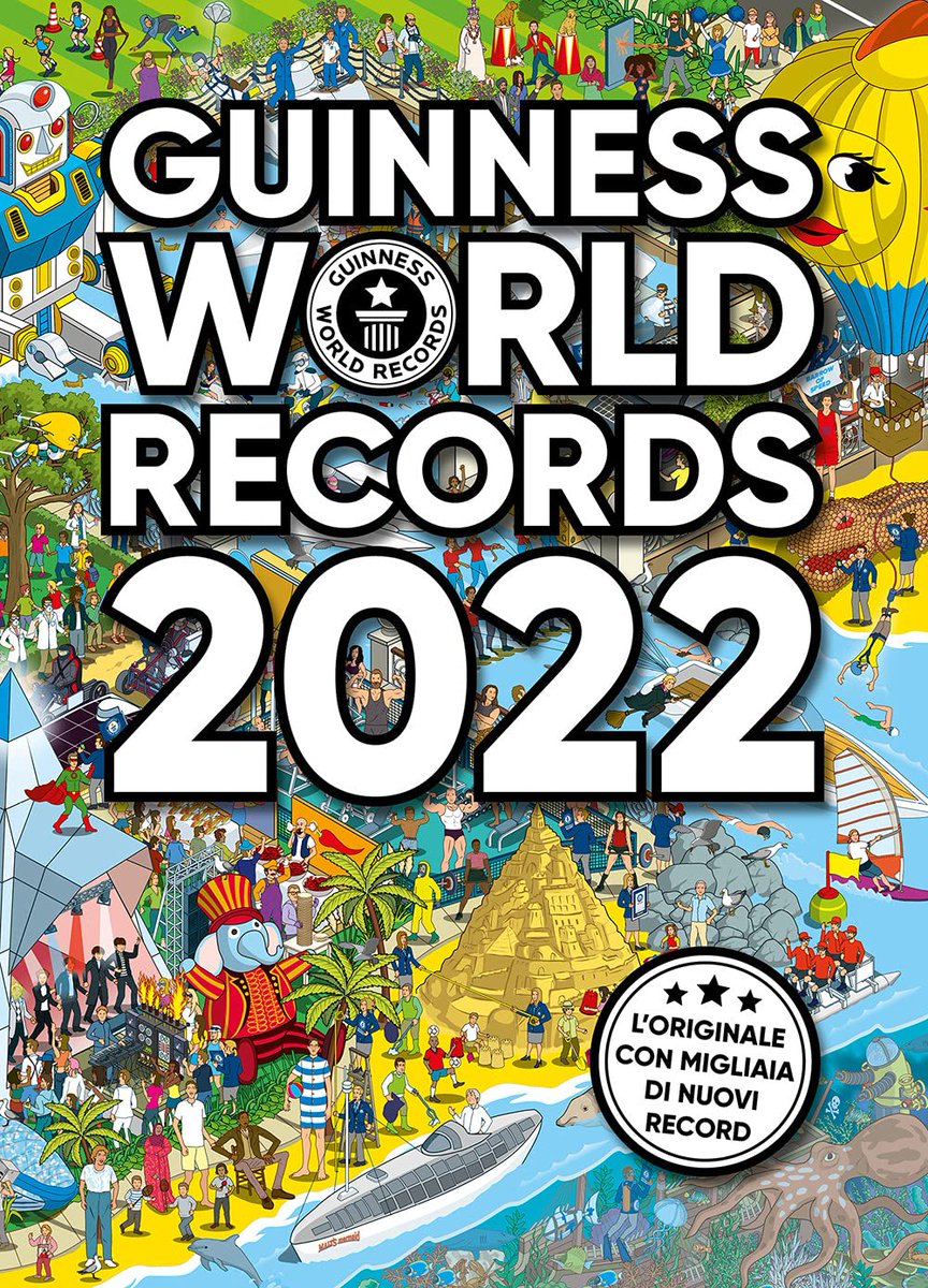 Il nuovo Guinness World Records 2022 è dedicato principalmente all'#ambiente 
Tantissimi notizie e record sul #clima, #ecologia e rispetto della #natura.

bit.ly/3bWupuo

#GWR #libribambini