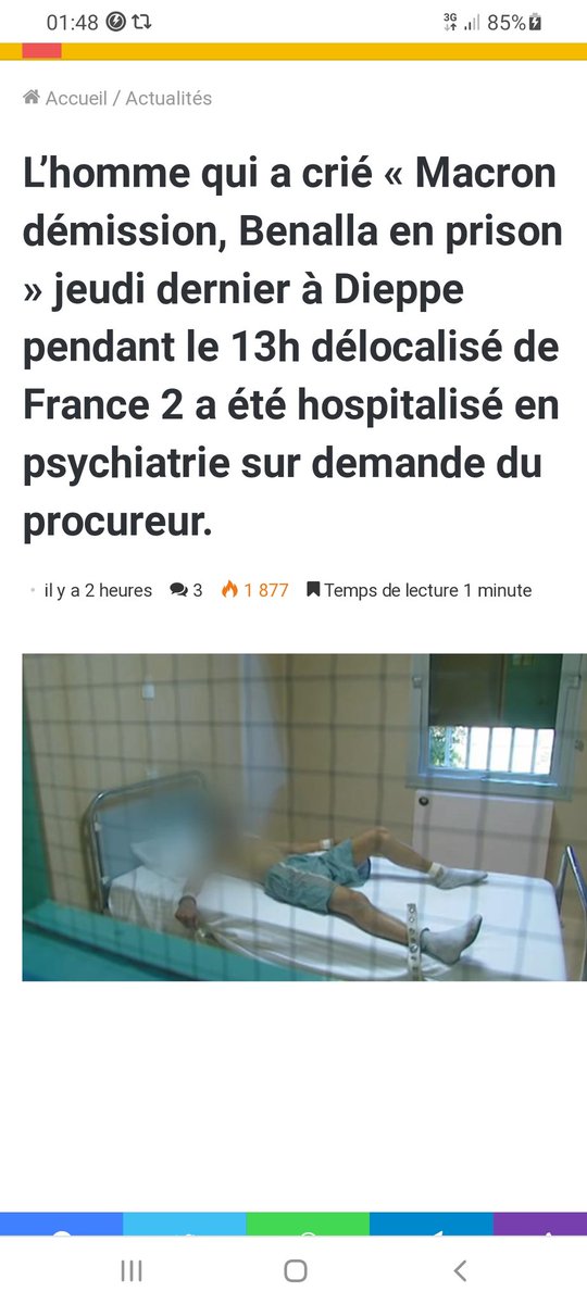 Patriote_Occita's tweet photo. J apporte un total soutien au #dieppois 
Qui a été interne en hôpital psychiatrie  par un procureur gauchiste 
Tout ça car il a scandé "Macron demission "
Apportons lui un soutien total 
@BrunoTeh 
@PerrierAlexisRN 
@RNDieppe 
@Olivier_Monteil 
#MacronDemission https://t.co/0h2HFy14Lg