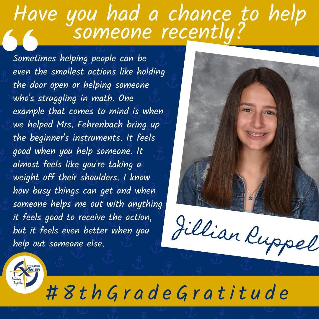 SFX_Medina's tweet photo. Many of our 8th-grade students have been part of our Navigator family since Kindergarten. We are so fortunate to have been able to see them grow into kind and compassionate leaders!
#8thgradegratitude #NavigatorWay⚓️💙 https://t.co/88Rv9tkW4j