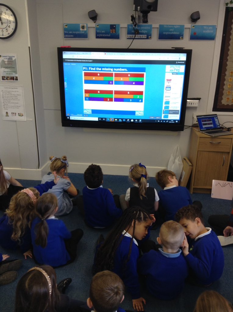 GilberdykeRocks's tweet photo. Year 1s are reviewing their number bonds for 6 and 7 today. Just look at the different ways we are practising. #GPSMaths #effectivemaths https://t.co/MlSYo99omi