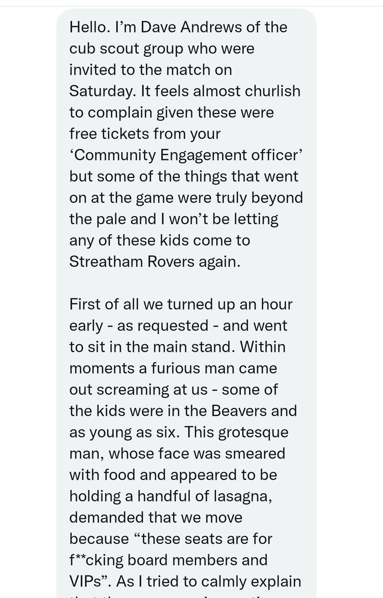 StreathamRovers's tweet photo. This is why we have to end online abuse. 

This account is run by volunteers but this is just one example of the almost daily abuse we receive.

Cyberthugs think they can get away with it, and until we have the threat of lengthy prison sentences they will just carry on doing it. https://t.co/bJgXsMgeY3