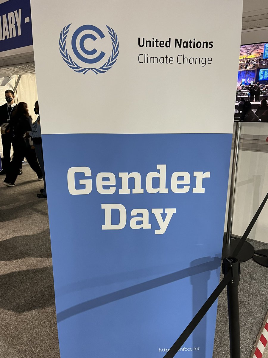 Discussion at #COP26 moves to highlighting how women are disproportionately impacted by climate change! <a href="/embl/">EMBL</a> female scientists are also leading the fight  to find natural solutions.