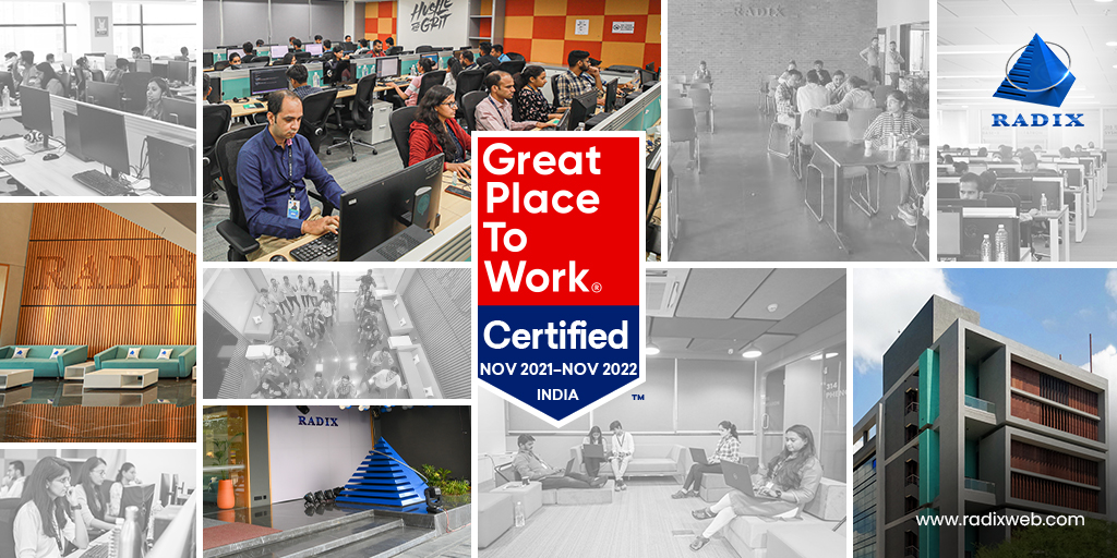 radixweb's tweet photo. Now, this news deserves a loud shoutout.

Congratulations Radixians. We are successfully exhibiting our people-first approach.

We are now officially a Great Place to Work® certified organization.

#Radixwebgptw #gptw #greatplacetoworkcertified #gptw2021 #gptwcertified https://t.co/2cF7mWQBmf
