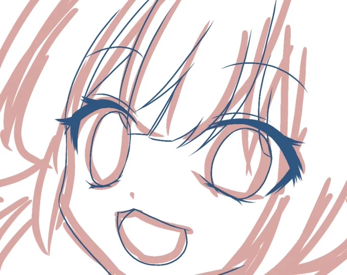やっとなんか描き始めた(っ ॑꒳ ॑c)#お絵かき #イラスト 
