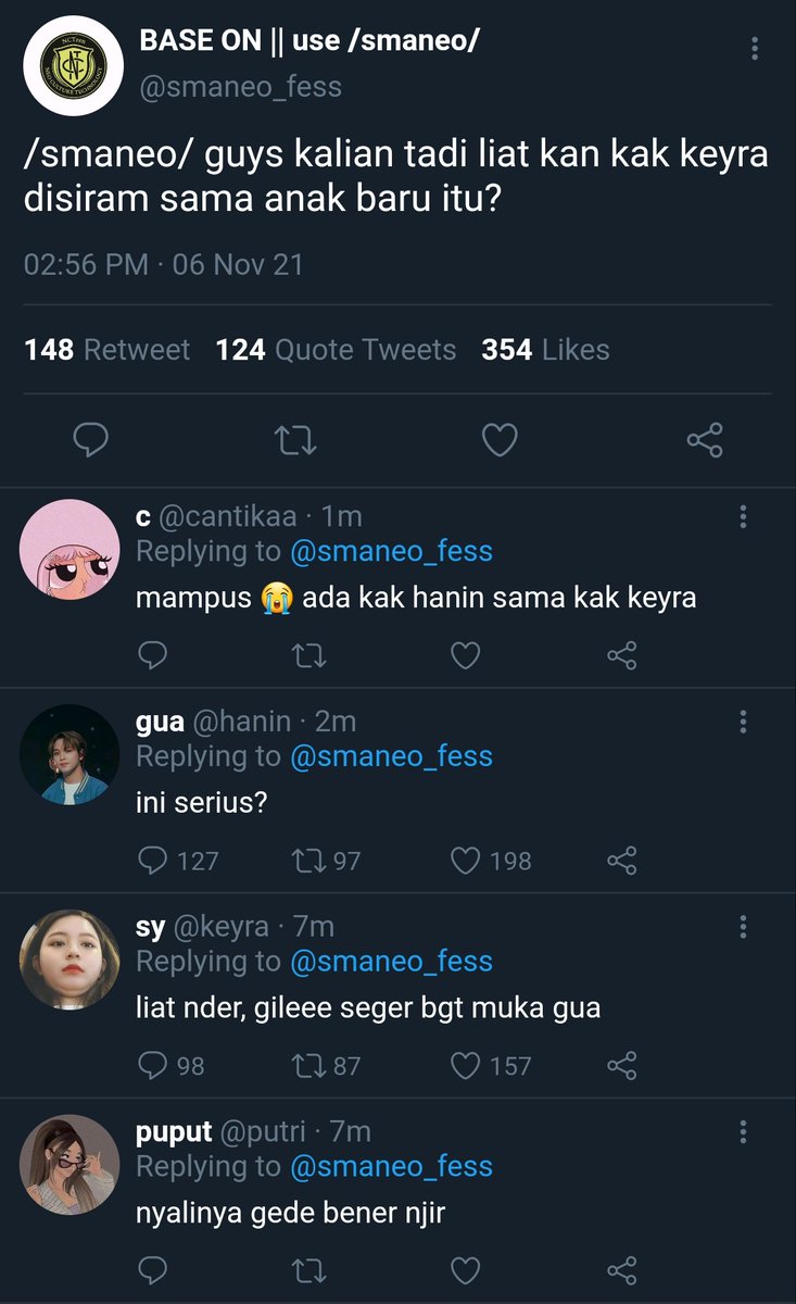 kdoyieeng's tweet photo. Gimana sih rasanya jadi pacar Hanin?

– Haechan short au
 
cw // harsh word
©kdoyieeng https://t.co/HCZ5IXk2X8