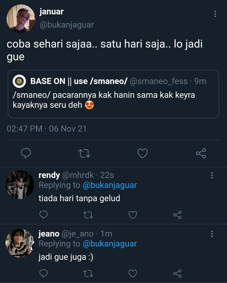 kdoyieeng's tweet photo. Gimana sih rasanya jadi pacar Hanin?

– Haechan short au
 
cw // harsh word
©kdoyieeng https://t.co/HCZ5IXk2X8