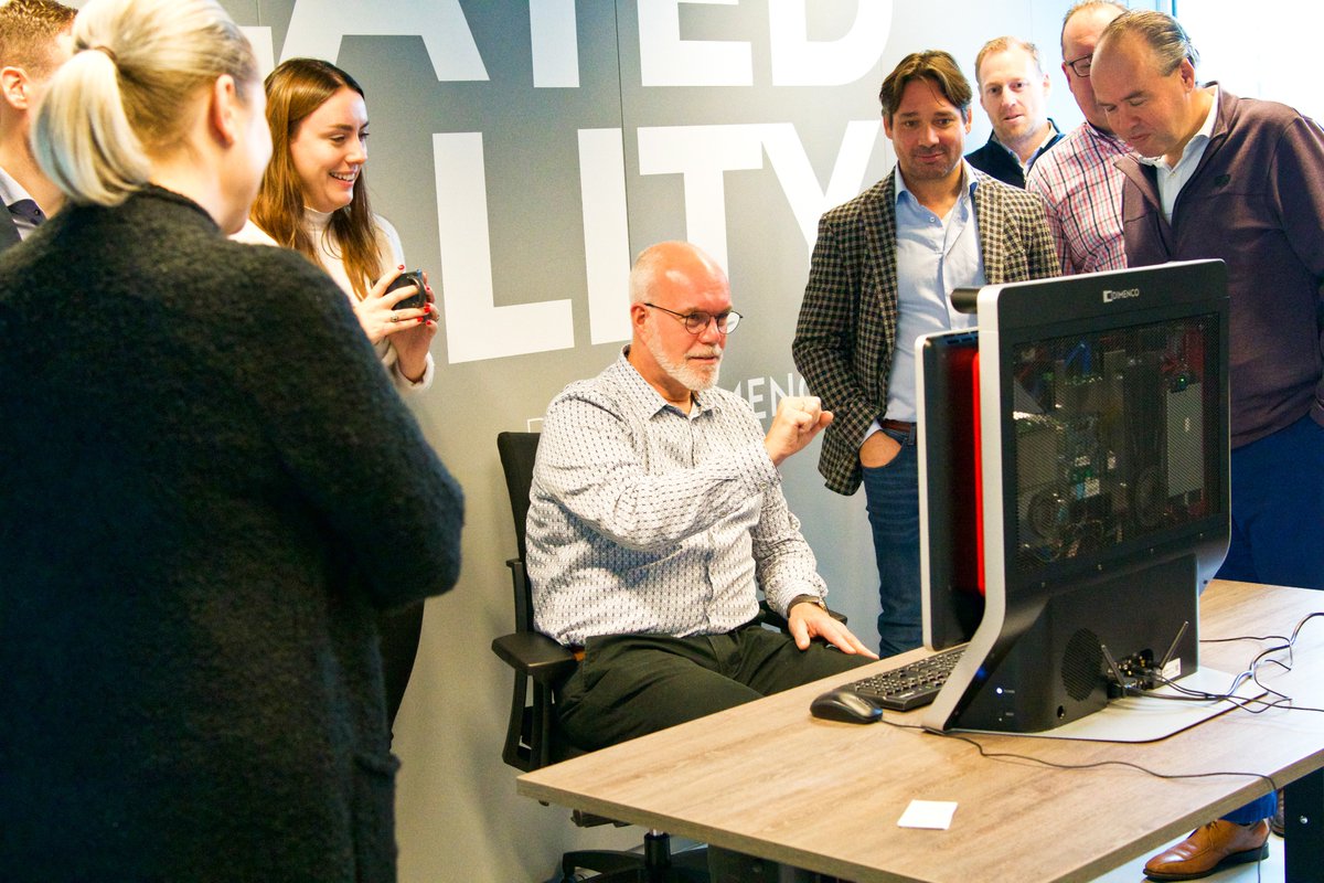 lab_hyperion's tweet photo. Important Day today for the #AI community! 🚀 We all watched together at Hyperion Lab the @NVIDIA #GTC21 introduced technologies to transform multi-trillion-dollar industries.
We enjoyed hosting the #GTC21 Keynote Public Viewing and can't wait for our next event - #fAiLDay! https://t.co/GMUksjz3kI